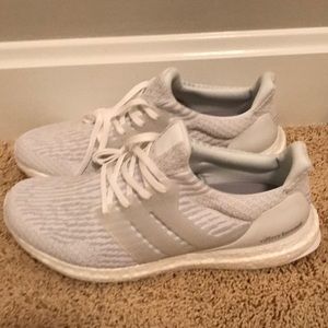 Adidas ultra boost 3.0 triple white mens size 10
